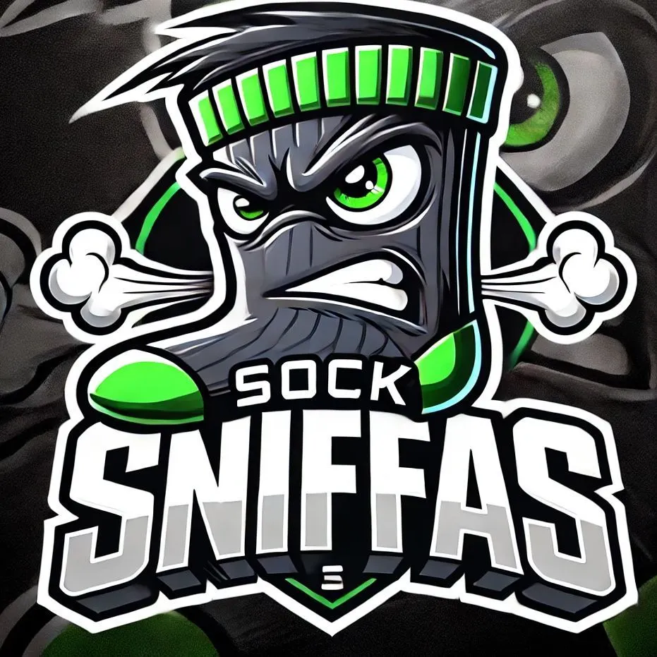 Sock Sniffas logo background
