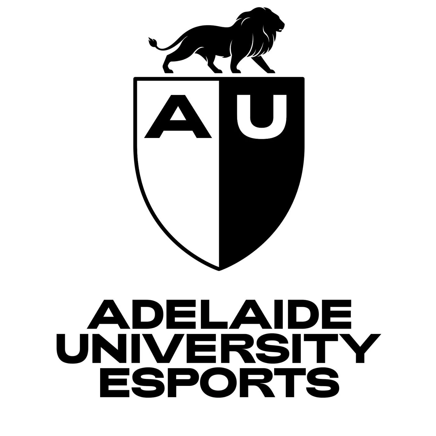 AUE White logo background