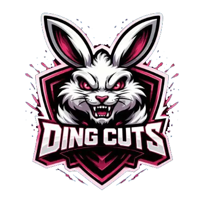 Ding Cuts logo background