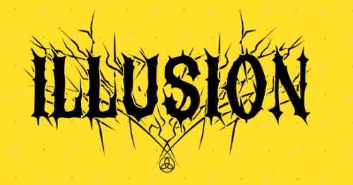 Illusion logo background