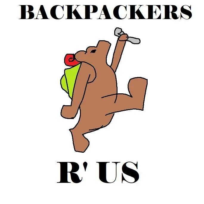 backpacks R US logo background