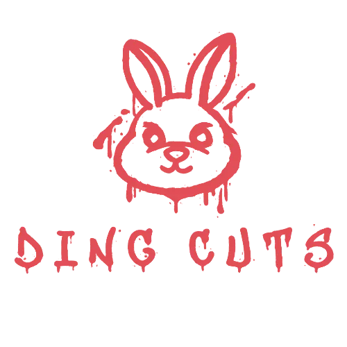 Ding Cuts logo background