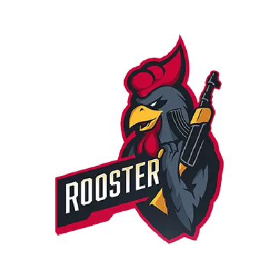 Rooster logo background