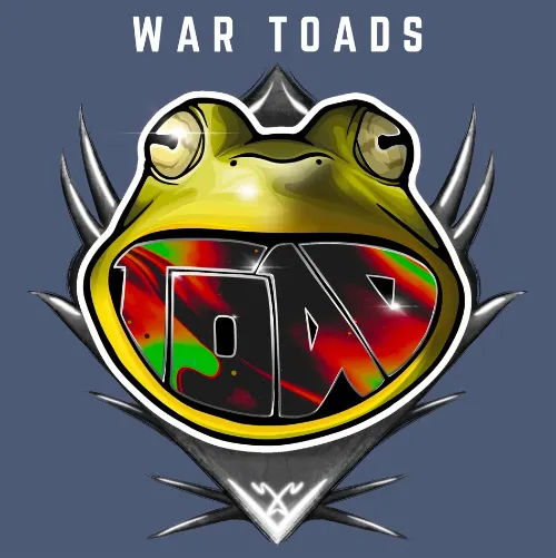 War Toads logo background