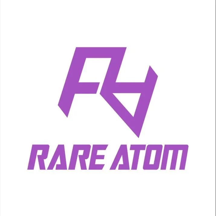 Rare Atom logo background