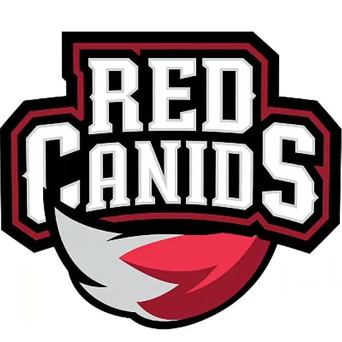 RED Canids logo background