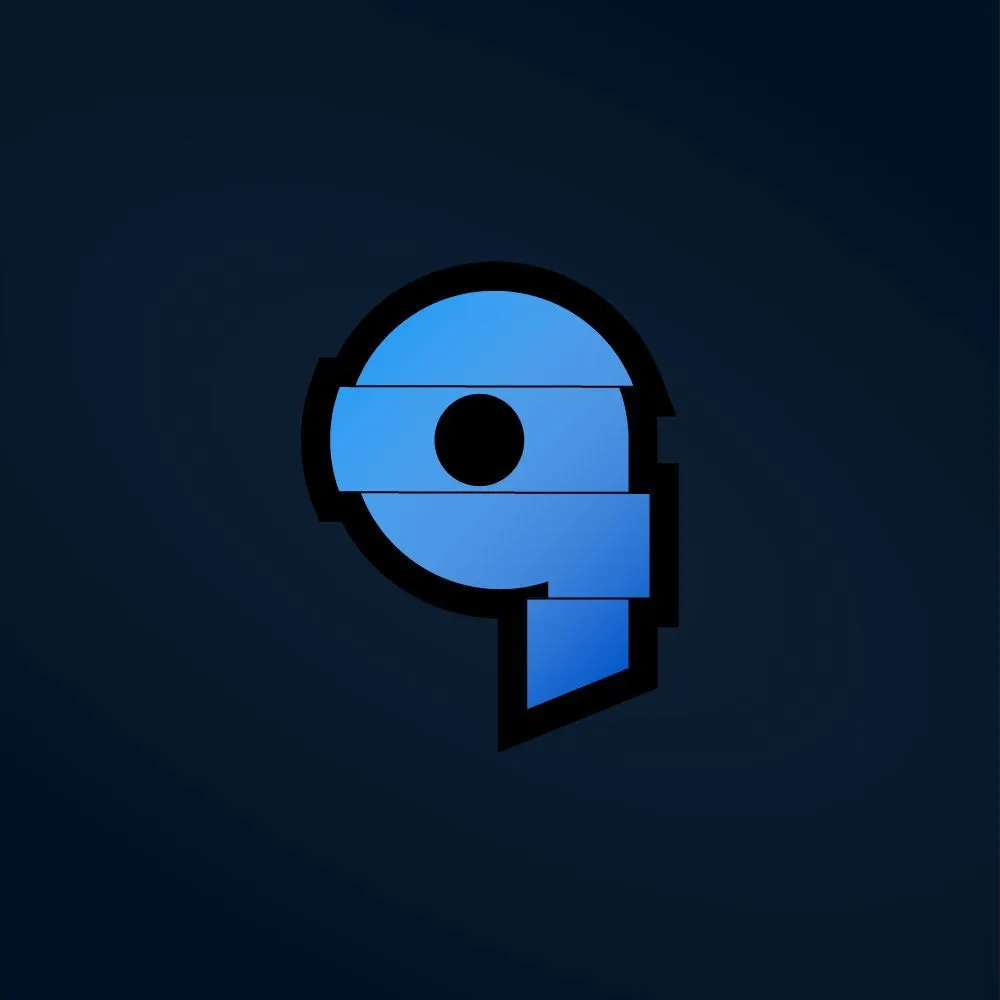 Staqued logo background