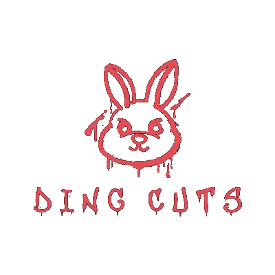 Ding Cuts logo background