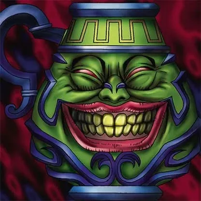 The Pot of Greed logo background