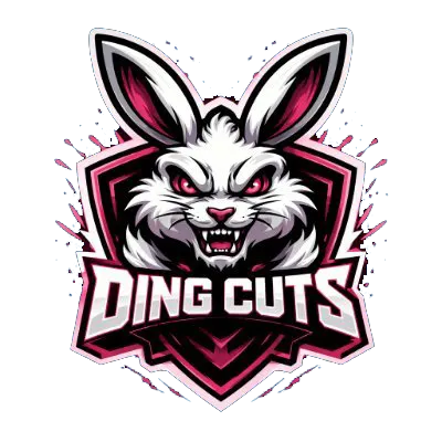 Ding Cuts logo background