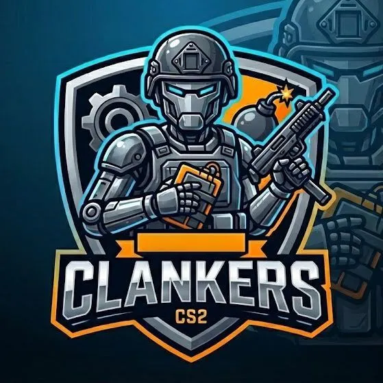 The Clankers logo background