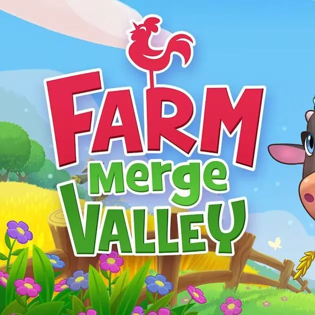 FarmMergeValley logo background