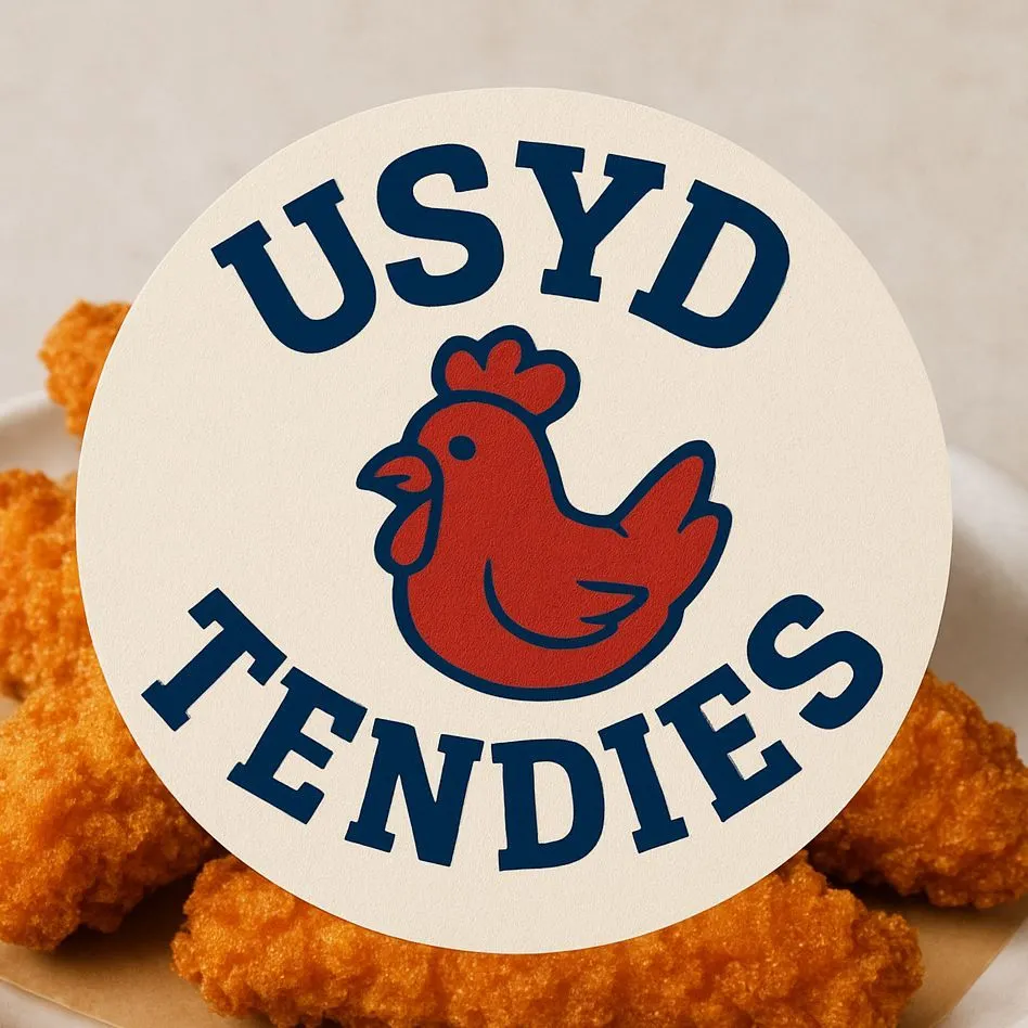 USYD Tendies logo background